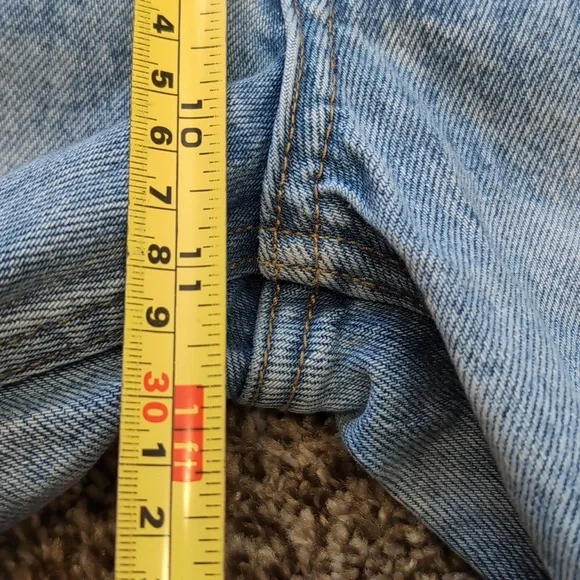 Agolde Riley High Rise Straight Cropped Denim Button-Fly Jeans Size 26 - Picture 6 of 13